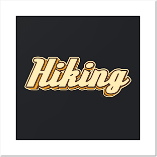 Hiking typography Posters and Art